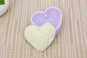 SILICONE MOULD 6.5X5.5CM MLD121 HEART7