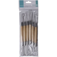 SET 6 VACIADORES DE BARRO 19CM  ARTIS DECOR