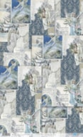 PAPEL ARROZ 54X33CM NOEL BLEU PFY-4346
