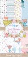 BLOCO 8 PAPEIS SCRAP 15X30CM SWEET CHRISTMAS PFY-4563