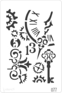 PLANTILLA 20X30CM  077 MECANISMOS
