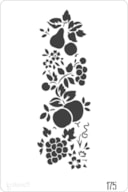 STENCIL 20X30CM 175 FRUIT