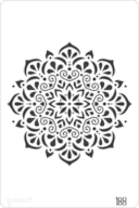 STENCIL 20X30CM  188 MANDALA
