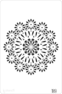 STENCIL 20X30CM  189 MANDALA