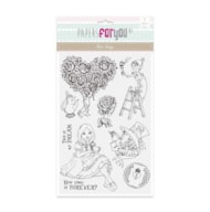 ACRYLIC STAMP 11x15cm 7pcs MAGIC WONDERLAND PFY-10003