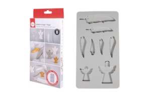 SILICONE CASTING MOULD ANGEL + WINGS 26X14.5X1CM RAYHER