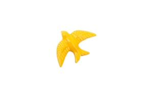 SWALLOW 8.5X6X2.2CM YELLOW