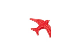 SWALLOW 11.5X8X2.5CM RED