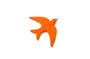 SWALLOW 15.5X11X3.5CM ORANGE