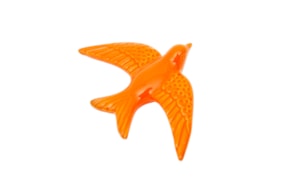 ANDORINHA 15.5X11X3.5CM NARANJA
