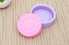 SILICON MOLD SOAP  D.8 X 2.4CM MLD133