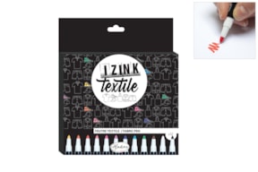SET 12 MARCADORES IZINK  TEXTIL  85532
