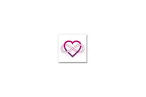 RUBBER STAMP HEART  01792