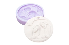 SILICON MOLD DECO CHRISTMAS D.7CM MLD155