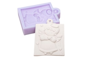 SILICONE MOULD ANGEL 5X6.8CM MLD156