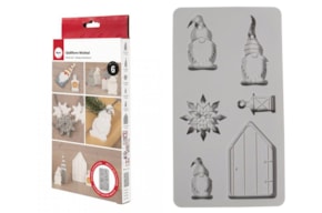 SILICONE MOULD GNOME LANTERNE DOOR RAYHER