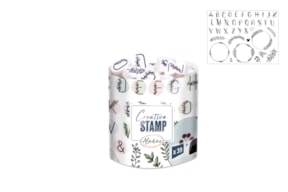 CREATIVE STAMP ALPHABET WREATHS 03751