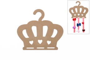 SET 2 CROWNS 30X21.2X0.3CM MDF