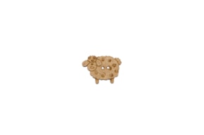SET 12 BOTONES 2.8X2.2X0.3CM MDF