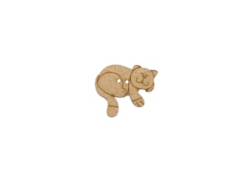 SET 12 BOTOES GATO 3X2.7X0.3CM MDF