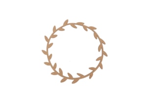 COROA 25X25X0.3CM MDF
