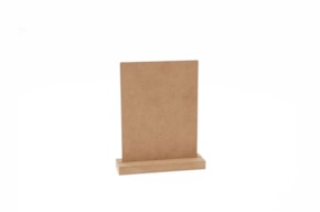 SET 4 SUPORTES MARCADOR DE MESA 12X15CM MDF