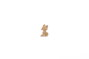 SET 12 BOTOES RAPOSA 1.6X2.5X0.3CM MDF