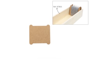 SET 4 PLACAS 12X12.5X0.3CM MDF