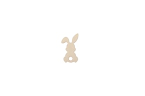SET 12 COELHOS 3.1X5.2X0.3CM CHOUPO