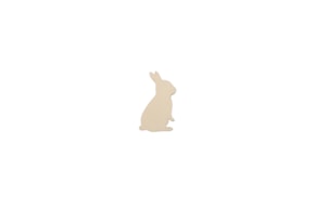 SET 12 COELHOS 3X5X0.3CM CHOUPO