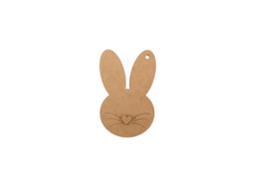 SET 6 COELHOS 7.8X12X0.3CM MDF