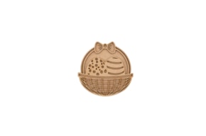 SET 2 CONJUNTOS CESTAS DE OVOS 10X10X0.3CM MDF