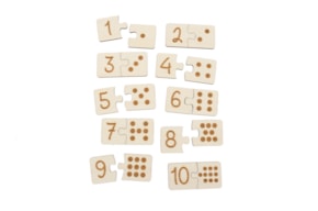 JOGO NUMEROS COM PEÇAS 10X5X0.4CM CHOUPO