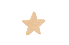 SET 4 ESTRELLAS 10X1.6CM MDF