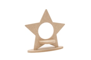 ESTRELLA 30.4X29.5X1.2CM MDF C/BASE