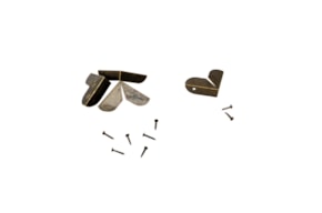 SET 4 CANTOS ORO VIEJO 2.2X2.2X0.7CM