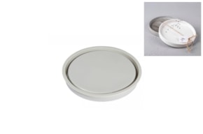 Silicone casting mould coaster, ø 17cm x H 2.1cm RAYHER