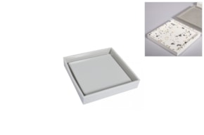 Silicone mould Square-shaped coaster, 10x10x1.5cm RAYHER