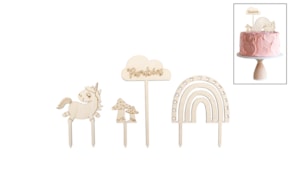 KIT TOPPERS UNICORNIO 15X0.4CM CHOPO