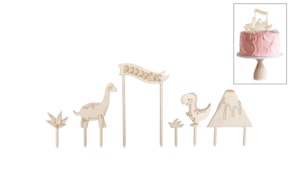 KIT TOPPERS DINOSAURIO 16.5X0.4CM CHOPO