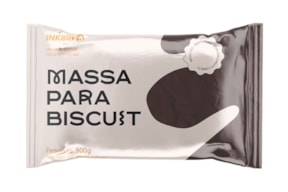 MASSA BISCUIT 900grs MARROM CHOCOLATE INKWAY
