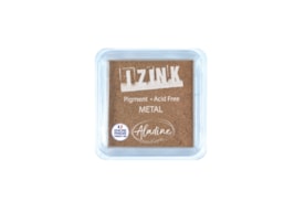IZINK EMBOSSING TINTEIRO L 8x8cm 19421 METALIZADA COBRE