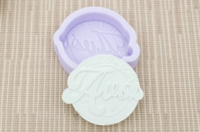 SILICON MOLD GRAND-FATHER  9.6X8.1X2.4CM MLD164