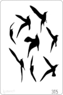 STENCIL 20X30CM 315 SEAGULLS