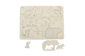 PUZZLE ANIMAIS 32.5X25X0.3CM CHOUPO