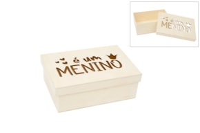 CAIXA É UM MENINO 22X15X8CM