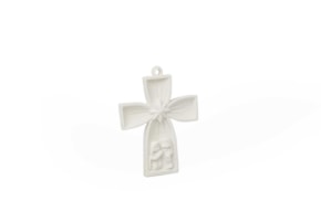CROSS WITH HOLY FAMILY 6.3X0.8X8.5CM