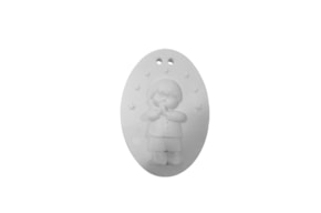 PLACA MENINO A REZAR 5.2X1.5X7.6CM