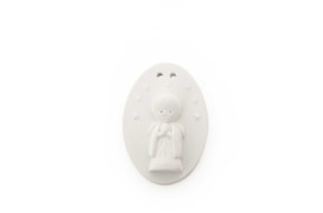 PLACA C/ANJO A REZAR 5.2X1.7X7.6CM