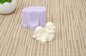 SILICONE MOLD NATIVITY FAMILY 5x5,3x4,5CM MLD185